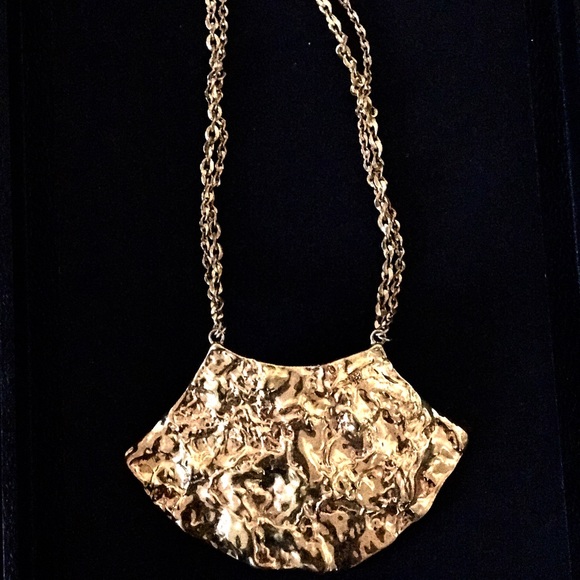 Gold Statement Necklace - Picture 1 of 3
